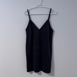 Wilfred Charcoal V-Neck Dress